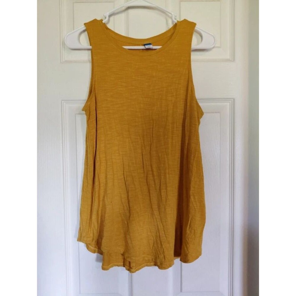 Old Navy Luxe High-Neck Slub-Knit Tank -S